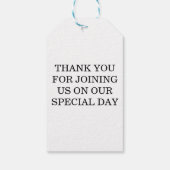 Spring Florals Geschenkanhänger (Rückseite)