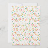 Spring Florals Hochzeitseinladung Einladung (Rückseite)