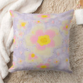 Spring Florals Lilac Pink Yellow Kissen (Decke)