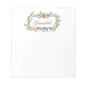 Spring Florals Notizblock (Vorderseite)
