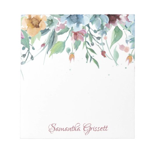 Spring Florals Notizblock (Vorderseite)