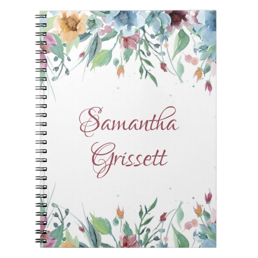 Spring Florals Notizblock (Vorderseite)