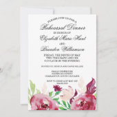 Spring Florals | Probe - Abendessen Einladung (Vorderseite)