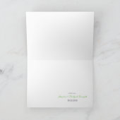 Spring Florals Wedding Dankeschön Card Dankeskarte (Innenseite)