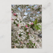 Spring flower begleitkarte (Vorderseite)