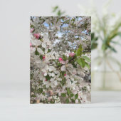 Spring flower begleitkarte (Stehend Vorderseite)