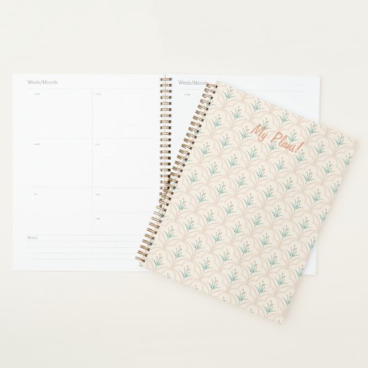 Spring flower pattern Planner Planer (Anzeige)