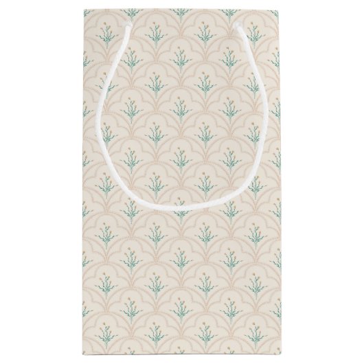 Spring flower pattern small gift bag kleine geschenktüte (Rückseite)