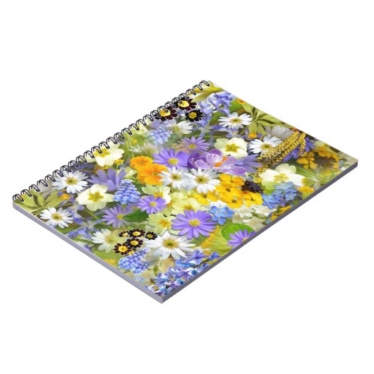 Spring Flower Selection Notizblock (Linke Seite)