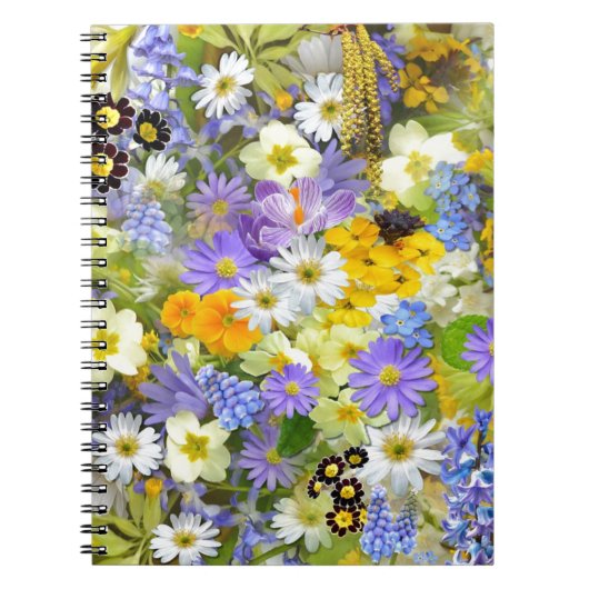 Spring Flower Selection Notizblock (Vorderseite)