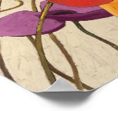 Spring Flowers and Stems Poster (Ecke)