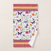 Spring Flowers Badhandtuch Set (Handtuch)