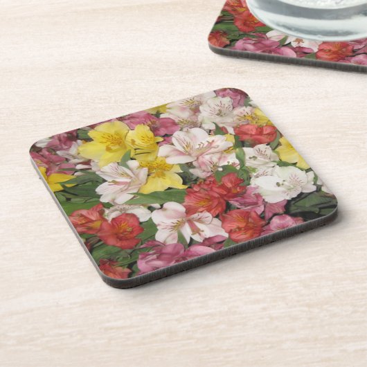 Spring Flowers Bouquet Blumendesign Untersetzer (Linke Seite)