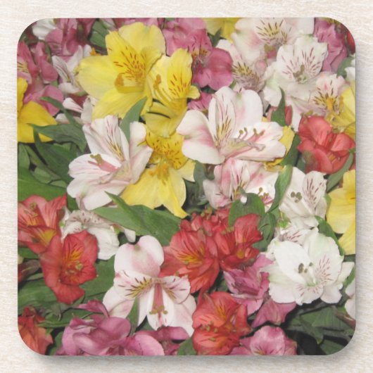 Spring Flowers Bouquet Blumendesign Untersetzer (Vorderseite)