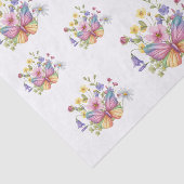 Spring Flowers & Butterflies Decoupage Seidenpapier (Ausschnitt)