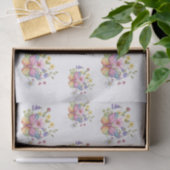 Spring Flowers & Butterflies Decoupage Seidenpapier (Geschenk)