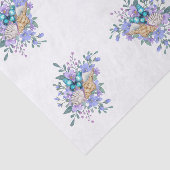 Spring Flowers, Butterflies & Sea Shells Decoupage Seidenpapier (Ausschnitt)