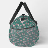 Spring flowers cherry blossom green seamless duffle bag (Rechts)