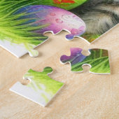 Spring Flowers Easter Eggs and Kittens in Garden  Puzzle (Seite)