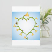 Spring Flowers Einladung (Stehend Vorderseite)