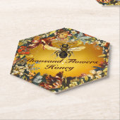 SPRING FLOWERS HONEY BEE / BEEKEEPER BEEKEEPING UNTERSETZER (angewinkelt)