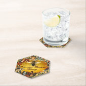 SPRING FLOWERS HONEY BEE / BEEKEEPER BEEKEEPING UNTERSETZER (Vor Ort)