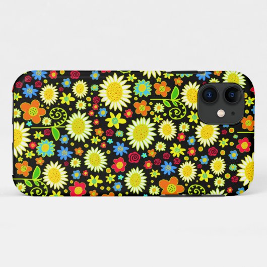 Spring Flowers iPhone Case (Rückseite (Horizontal))