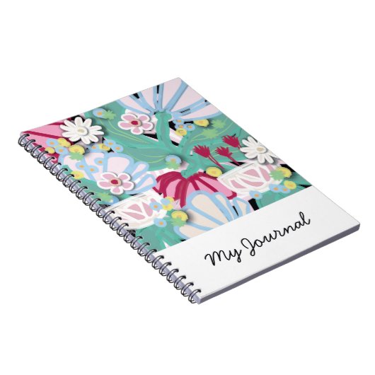 Spring Flowers Journal Notizblock (Rechte Seite)