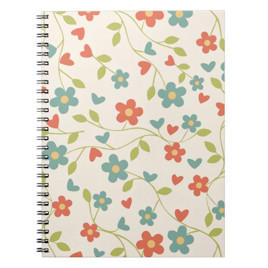 Spring Flowers Notebook Notizblock (Vorderseite)