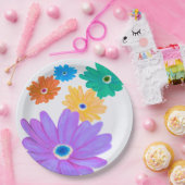 Spring Flowers  Pappteller (Party)