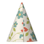 Spring Flowers Party Hat Partyhütchen (Rückseite)