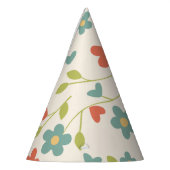 Spring Flowers Party Hat Partyhütchen (Links)