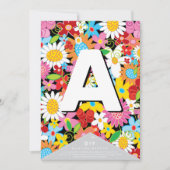 Spring Flowers Whimsical Garden DIY Bunting Banner (Vorderseite)