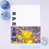 SPRING Flyer Papier Dickdarm Blume Baumblüten (Einzeln)