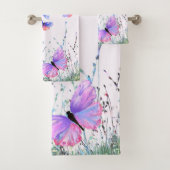 Spring Flying Butterfells Badetuch Set (Insitu)
