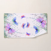 Spring Flying Butterfells Badetuch Set (Handtuch)