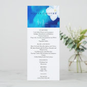 Spring Fondness Wedding Menu Menükarte (Stehend Vorderseite)