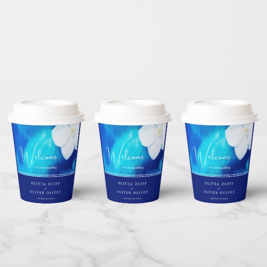 Spring Fondness Wedding Pappbecher (Multi)