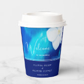 Spring Fondness Wedding Pappbecher (Rückseite)