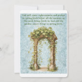 Spring Forth Feiertagskarte (Vorderseite)