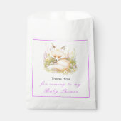 Spring Fox Baby Dusche Geschenktütchen (Vorderseite)