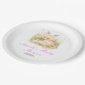 Spring Fox Baby Dusche Pappteller (Schrägansicht)