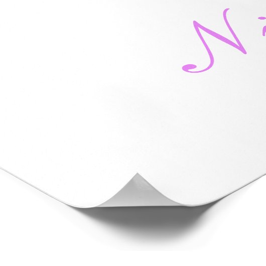 Spring Fox Baby Dusche Poster (Ecke)