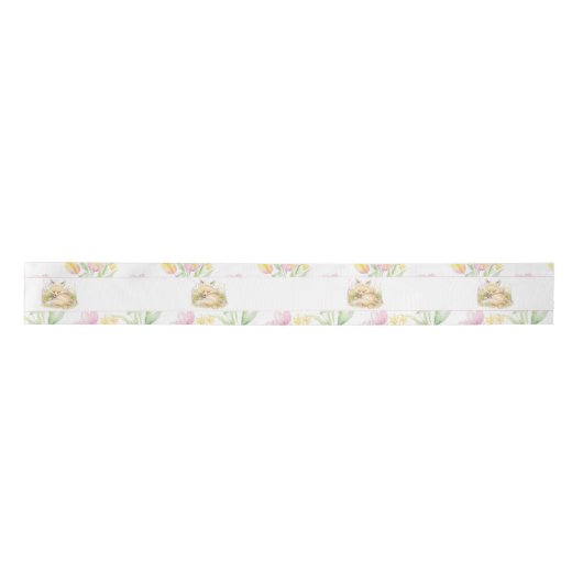 Spring Fox Baby Dusche Satinband (Vorderseite)