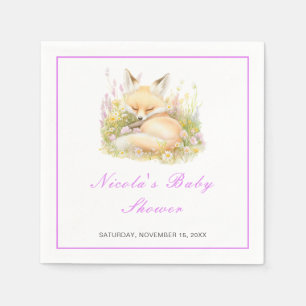 Spring Fox Baby Dusche Serviette