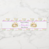 Spring Fox Baby Dusche Wasserflaschenetikett (Einzelnes Label)