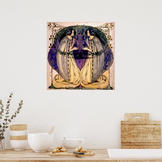 Spring - Frances MacDonald Poster (Küche)