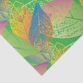 Spring Fresh Green Blätter Pattern Seidenpapier (Ausschnitt)