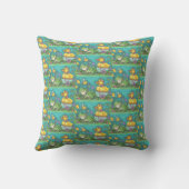 SPRING FROG & DUCK DRUCK OSTER DURCH PILLOW KISSEN (Rückseite)