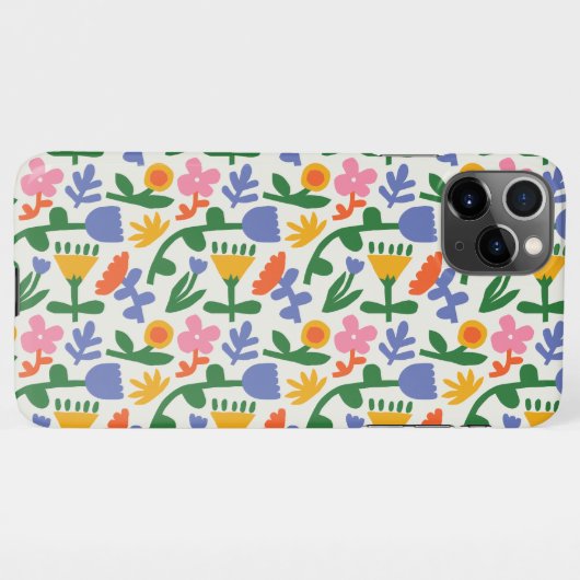 Spring Fun Floral Phone Case iPhone Hülle (Rückseite (Horizontal))